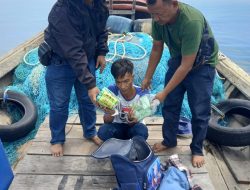 Ditpolairud Polda Sumut Amankan Seorang Pengedar Sabu di Perairan Tanjung Kumpul