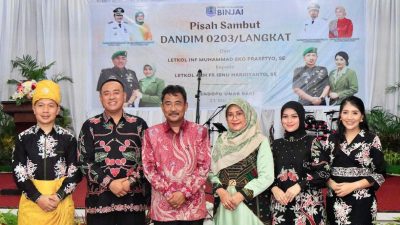 Pisah Sambut Dandim 0203/Lkt