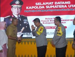 Disambut Pj Bupati Langkat, Kapolda Sumut Pastikan Polisi Melayani Masyarakat Sepenuh Hati