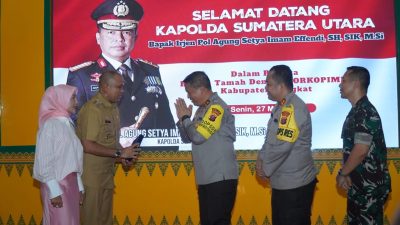 Disambut Pj Bupati Langkat, Kapolda Sumut Pastikan Polisi Melayani Masyarakat Sepenuh Hati