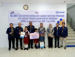 BRI BO Tarutung Berbagi  Meriahkan HUT ke – 25 SP BRI