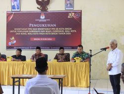 Pengukuhan Sekretariat PPK se-Kota Binjai, Kaban Kesbangpol: Junjung Tinggi Netralitas