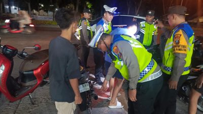 Polres Tebing Tinggi Gelar Patroli Genk Motor, Balap Liar dan Kejahatan 3C