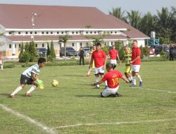 Sambut Hari Bhayangkara ke 78, Sepak Bola Wartawan Vs PJU Polda Sumut Pererat Sinergitas