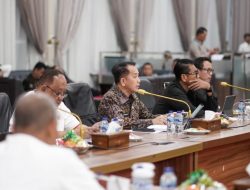 Hari Pertama Kerja, Pj Gubernur Fatoni Pimpin Rapat Bersama PB PON Sumut ,Kemenpora dan KONI Pusat