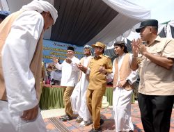 Pj Gubsu Resmikan Masjid Basyariah Desa Sei Limbat Langkat