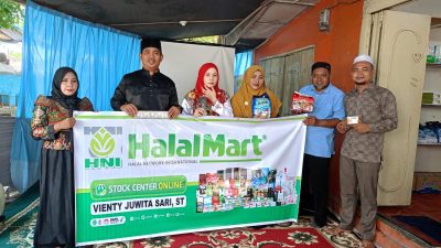 Camat Tanjung Pura Launching Halal Mart