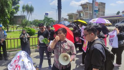 Guru Honorer Korban Kecurangan Seleksi PPPK di Langkat Kembali Unjukrasa Desak Polda Sumut Ungkap Otak Pelaku