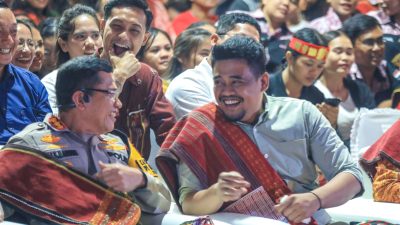 Pesta Gondang Naposo Dalam Rangka HUT ke 78  Bhayangkara,  Bobby Nasution: Kenalkan Adat Istiadat di Era Modern