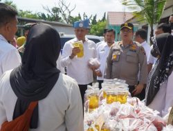 Pj Bupati Langkat bersama TPID Gelar Gerakan Pangan  Murah di 3 Kecamatan
