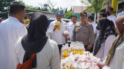 Pj Bupati Langkat bersama TPID Gelar Gerakan Pangan  Murah di 3 Kecamatan