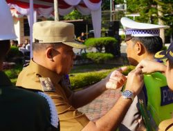 Pj Bupati Langkat Pimpin Apel Gelar Pasukan Operasi Patuh Toba 2024