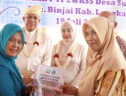 Pj Bupati Langkat Faisal Hasrimy sambut Tim Evaluasi PTP2WKSS di Desa Suka Makmur