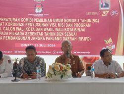 Sosialisasi PKPU 8 Tahun 2024, Asisten I Tegaskan Pemko Binjai Dukung Suksesnya Pilkada 2024