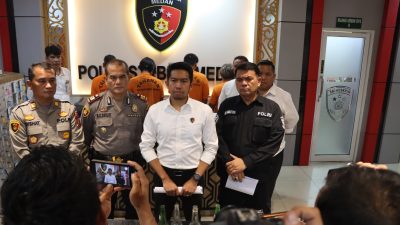 Empat Pelaku Penyerangan Petugas Eksekusi Bangunan di Sampali Ditangkap