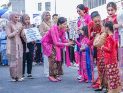 Kahiyang Ayu Bobby Nasution Lepas 6.500 lebih Peserta Parade Kebaya Nusantara