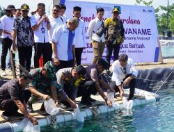 Pj Bupati Langkat Resmikan Klaster Budidaya Udang Vaname Intensif Bantuan dari KKP Senilai Rp 5,5 M
