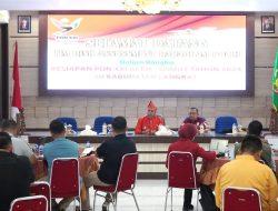Pj Bupati Langkat Bersama Tim Baharkam Mabes Polri Tinjau GOR Arena Cabor Sambo PON XXI Aceh – Sumut