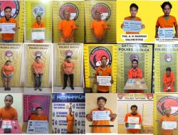 Polda Sumut selama Sepekan Tangkap 135 Tersangka Narkoba dengan BB 32,51 Kg Sabu