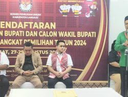 Paslon Bupati dan Wakil Bupati Langkat, Iskandar Sugito – Adli Tama  Sembiring Daftar ke KPU
