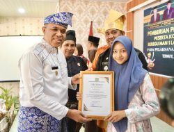 Beri Penghargaan kepada Peserta KSM dan Myres, Pj Bupati Langkat Faisal Hasrimy : Prestasi Anak Muda Langkat Harumkan Nama Daerah