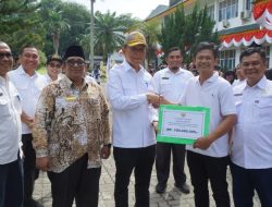 Sekda Langkat Lepas Kontingen Pesparawi ke Balige, Optimisme Harumkan Nama Langkat