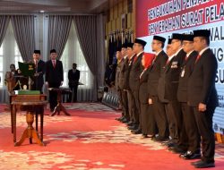 Jelang Pilkada Serentak, Pj Gubernur Sumut Agus Fatoni Kukuhkan 11 Pjs dan 6 Plt Bupati dan Wali Kota