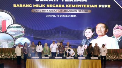 Pj Gubernur Agus Fatoni Terima Aset BMN dari Kementerian PUPR Senilai Rp578 Miliar