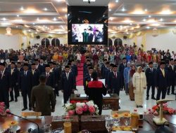 Pj Bupati Langkat Tekankan Sinergitas DPRD dan Kepala Daerah pada Pelantikan 50 Anggota DPRD Langkat Periode 2024-2029