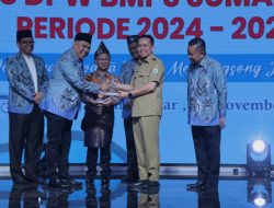 Pelantikan Pengurus DPW BPMS Sumut 2024-2029, Pj Gubernur Sumut Fatoni Minta Guru Swasta Terus Mengabdi Guna Cerdaskan Anak Bangsa