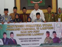 Pj Bupati Langkat Lepas Kontingen Porsadin VI, Siap Harumkan Sumut di Tingkat Nasional