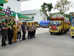 Pemkab dan KPU Langkat Lepas Distribusi Logistik Pilkada Serentak 2024