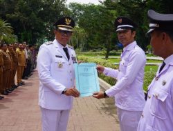 Sesuai Amanat UU No 23 Tahun 2024, 72 Kades Langkat Dikukuhkan, Pj Bupati :Dorong Sinergi Membangun Desa yang Mandiri dan Berdaya