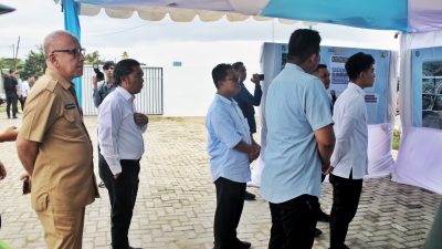 Pj Sekdaprov Sumut dampingi Wapres Gibran Tinjau Taman Kolam Retensi Martubung