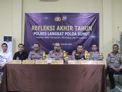 Refleksi Akhir Tahun, Polres Langkat Tahun 2024 Terima 1.036 Pengaduan Masyarakat dan Pengungkapan sejumlah Kasus
