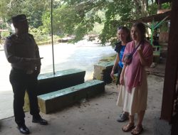 Pos Pam Nataru Polres Langkat di Wisata Bukitlawang