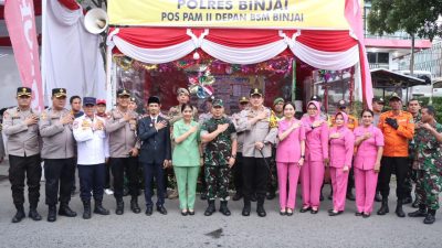 Forkopimda Binjai Patroli Skala Besar Pengamanan Nataru