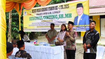 Reses di Kelurahan Tanjung Langkat, Sedarita Ginting: Manfaatkan Saya Sebagai Wakil Rakyat