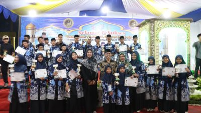 MTQ ke-56 Kecamatan Binjai Timur 2025 Ditutup,Kelurahan Tanah Tinggi Juara Umum