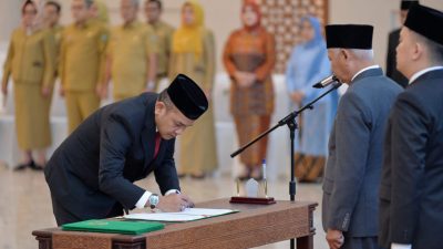 12 Pejabat Tinggi Pratama Pemprovsu Dilantik, Wagub Sumut Surya Minta Tunjukkan Kinerja Maksimal