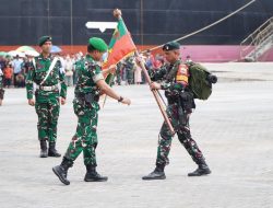 450 Prajurit Yonif 100/PS ke Papua, Pangdam I/BB: Kemenangan Sejati Ketika Mampu Menjalin Kedekatan dengan Masyarakat