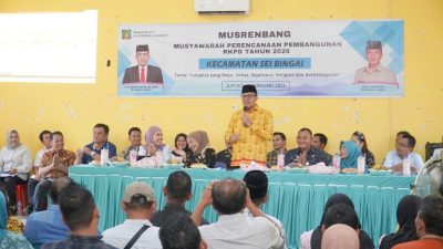 Pj Bupati Langkat di Sei Bingai: Musrenbang Momentum Penting Menentukan Skala Prioritas Pembangunan Daerah