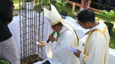 Wali Kota Binjai Hadiri Peletakan Batu Pertama Pembangunan Gedung Pastoran Paroki MBPA