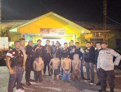 Polres Pelabuhan Belawan Tangkap 6 Pelaku Tawuran dan Sita Sajam selama Dua Hari