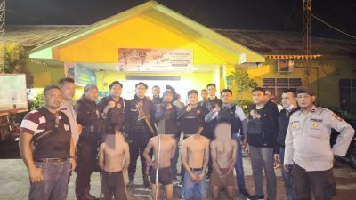 Polres Pelabuhan Belawan Tangkap 6 Pelaku Tawuran dan Sita Sajam selama Dua Hari