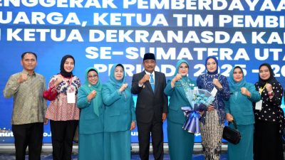 Ny Nurhayati Amir Hamzah Dilantik Ketua TP PKK, Ketua Pembina Posyandu dan Ketua Dekranasda Kota Binjai 2025-2030