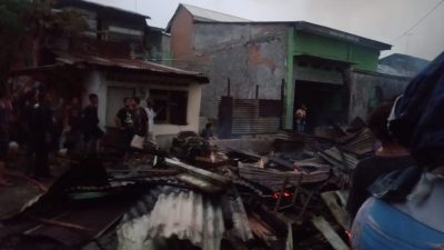 19 Unit Rumah di Brandan Barat  Ludes Terbakar,Kerugian Rp1 M