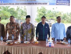 Wakil Ketua DPRD Langkat Antoni Reses di Desa Tanjung Putus