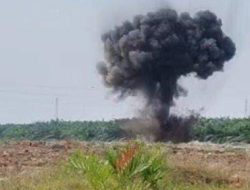 Brimob Polda Sumut Ledakkan Temuan 20 Mortir di Langkat