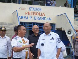 Bupati Tinjau Pertandingan Porkab Langkat 2025